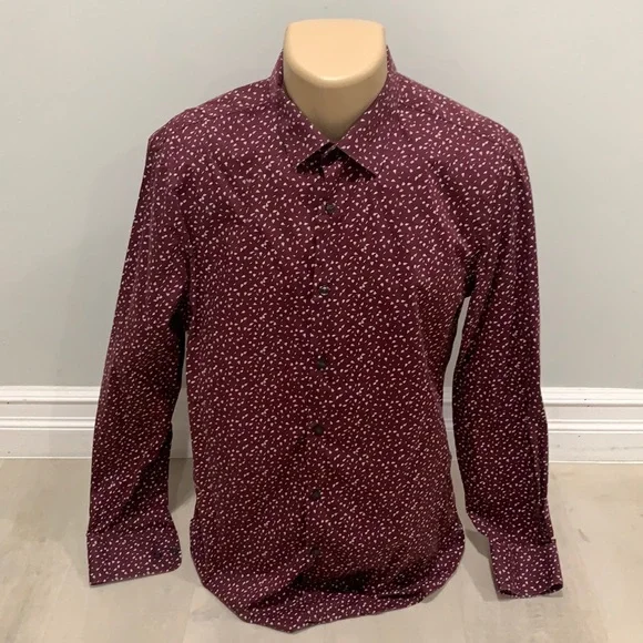 Perry Ellis Shirts Perry Ellis Pattern Button Down Shirt Slim